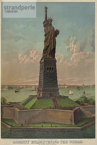 Die Freiheit  die die Welt erleuchtet 1884