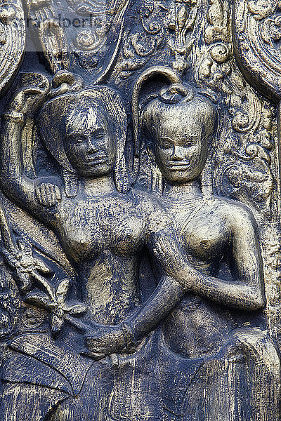 Skulptur im Wat Phnom