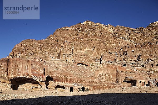 Archäologische Stätte Petra  Petra  Jordanien.