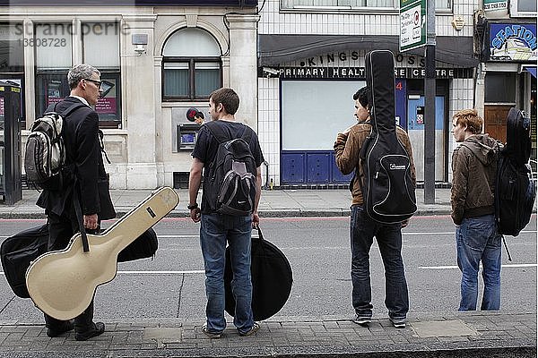 Musiker in London  London  Großbritannien.