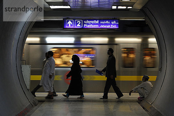 U-Bahn in Delhi