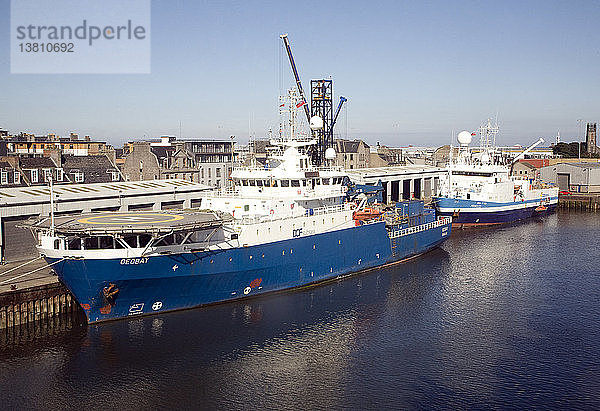 GeoBay  DCF-Unterwasserschiff  Hafen  Aberdeen  Schottland