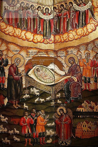 Russisches Museum  Iwan Markow  Die Geburt Christi  1701.