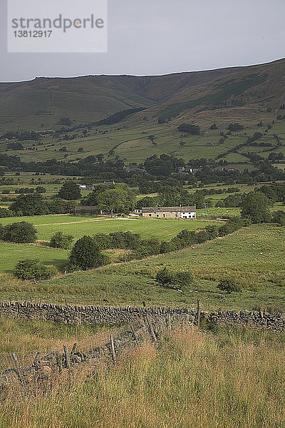 Edale  Peak-District-Nationalpark  Derbyshire  England