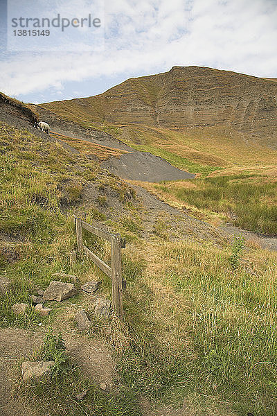 Mam tor  in der Nähe von Castleton  Derbyshire  England