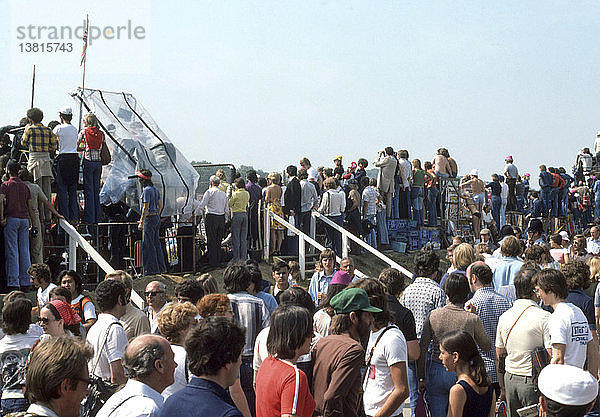 Die Zuschauer beim Großen Preis von England 1976.