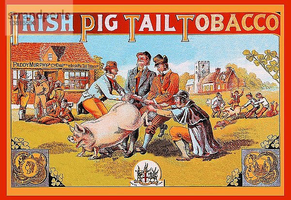 Irischer Schweineschwanz-Tabak 1885