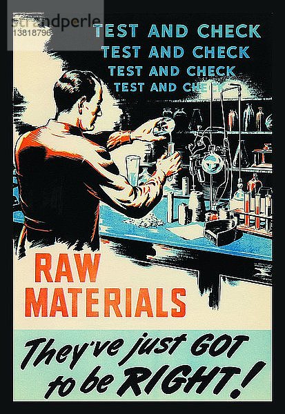 Rohstoffe - Test und Kontrolle 1944