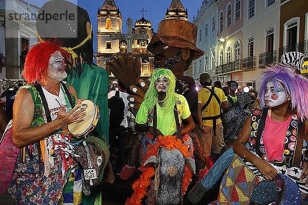 Salvador-Straßenkarneval in Pelourinho.