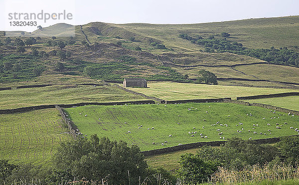 Edale  Peak-District-Nationalpark  Derbyshire  England