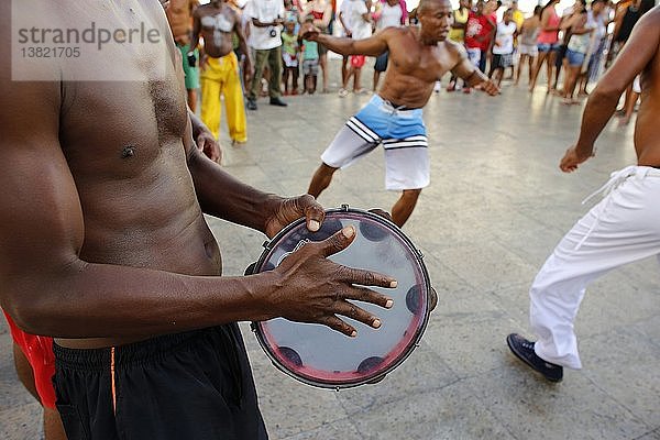 Capoeira in Salvador de Bahia.