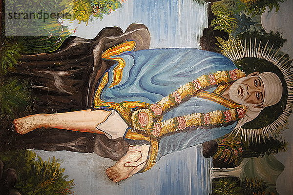 Gemälde mit der Darstellung von Sai Baba aus Shirdi