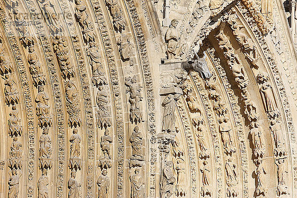 Gewölbe des Westflügels der Kathedrale von Reims