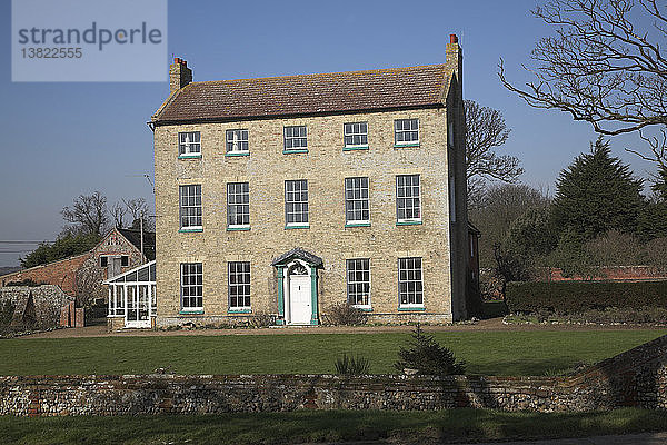 Georgianisches Landhaus  High House  Bawdsey  Suffolk  England