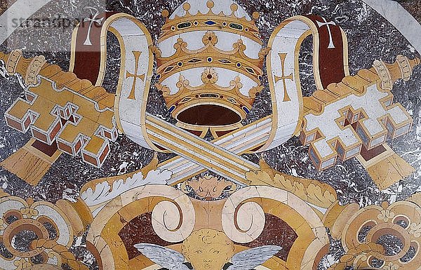 Päpstliche Wappen  Vatikanisches Museum.