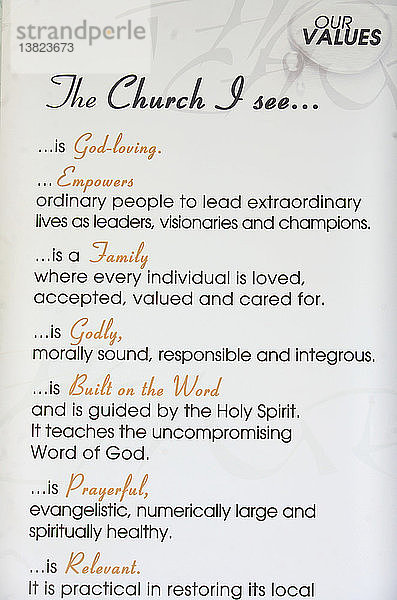 Poster von Christian Life Fellowship