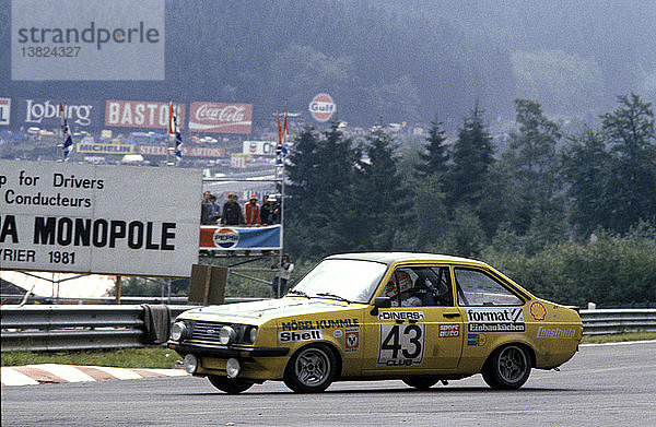 Herbert Kummle-Karl Mauer-Mario Ketter´s Ford Escort RS 2000 in La Source. 24 Stunden von Spa-Francorchamps  Belgien  26.-27. Juli 1980. '