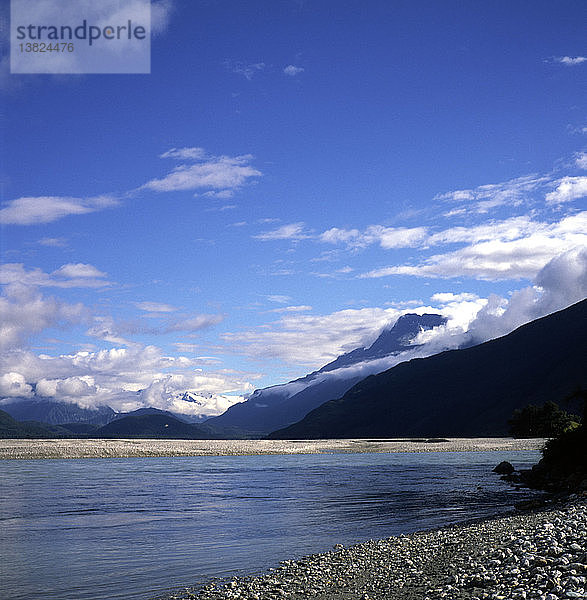 Fluss Dart Berglandschaft Glenorchy Neuseeland