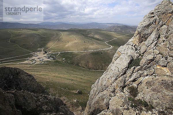 Blick vom Berg Besh Barmaq.