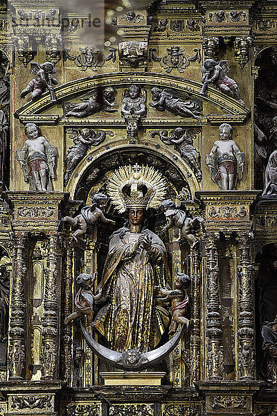 Iglesia de Santa Maria de Coronada Retabel Detail