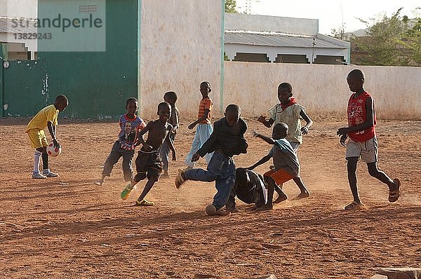 Fußballspiel  Bamako  Mali.