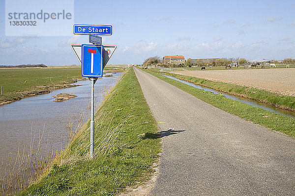 Landwirtschaftliche Landschaft  Insel Texel  Niederlande