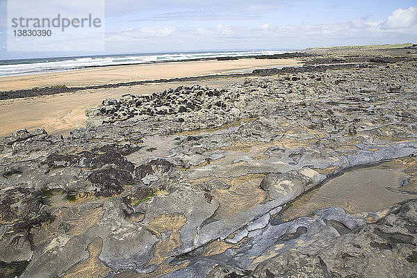 Strand von Fanore  in der Nähe von Ballyvaughan  Grafschaft Clare  Irland