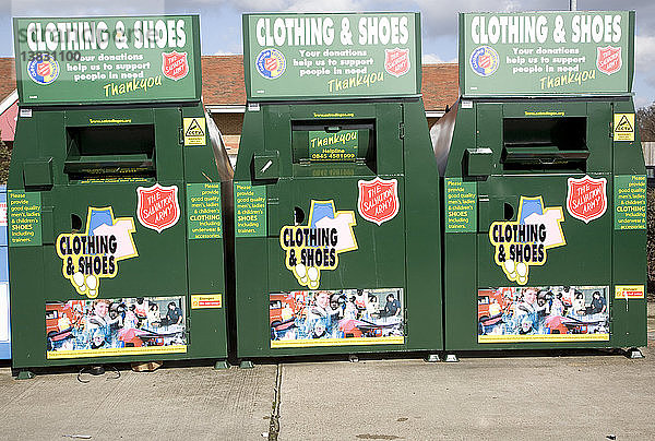 Sammelcontainer für Kleidung und Schuhe  Martlesham  Ipswich  Suffolk