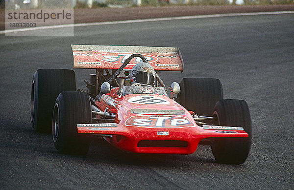 GP Spanien  Jarama  14. April 1970. Mario Andretti  STP March-Cosworth  belegte Platz 3.