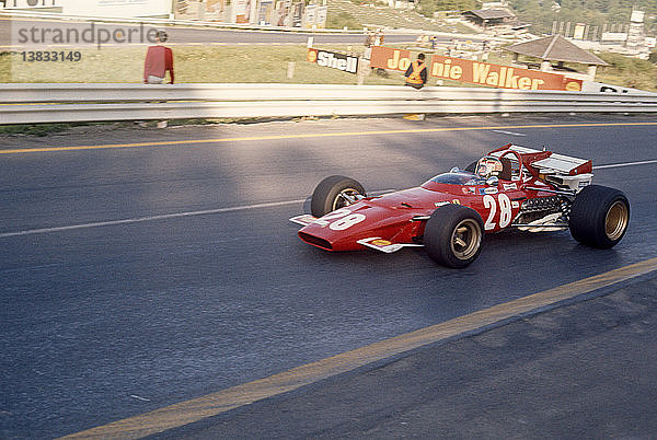 GP Belgien  Spa Francorchamps  7. Juni 1970. Ignazio Giunti  Ferrari 312B  La Source Hairpin  Platz 4.