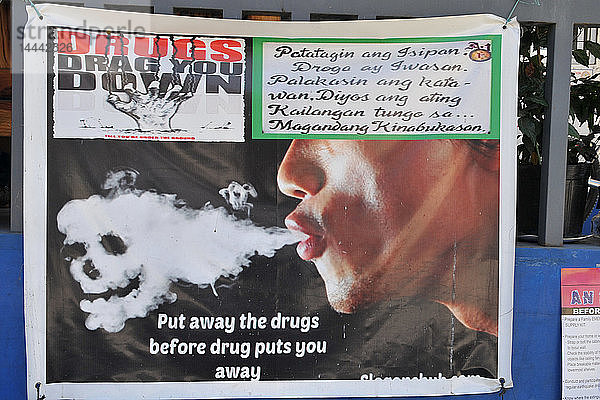 Antidrogenkampagne auf den Philippinen (Bontoc).