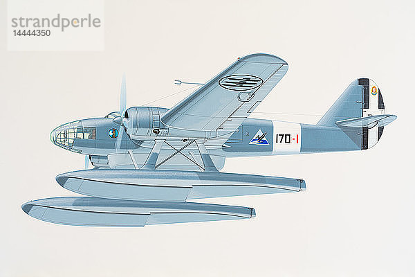 Illustration eines Flugzeugs