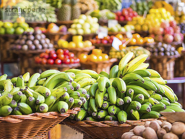 Bananen aus Madeira (Portugal)  auf einem Markt