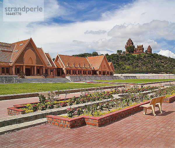 Besucherzentrum für den Cham-Tempel  Po Klaung Garai  Vietnam  Asien