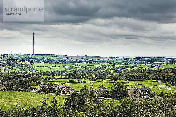 Emley Moor TV-Sender  Yorkshire  England