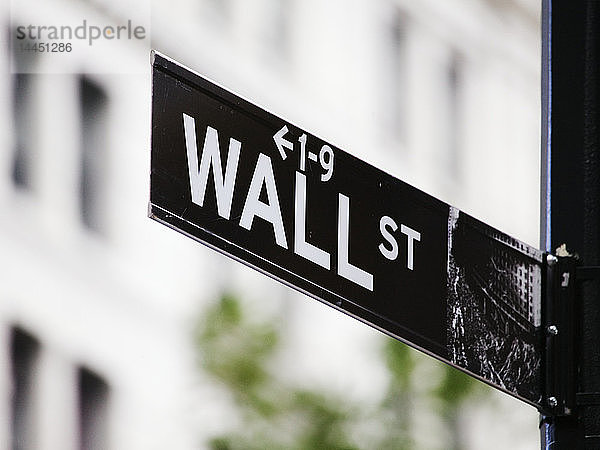 Wall Street-Schild