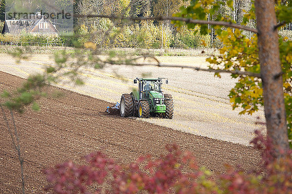 Traktor mit Belüfter