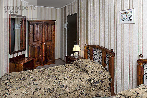 Betten im Hotelzimmer