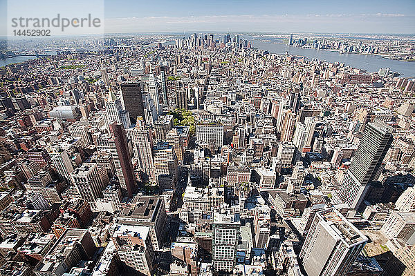 Luftaufnahme von Manhattan