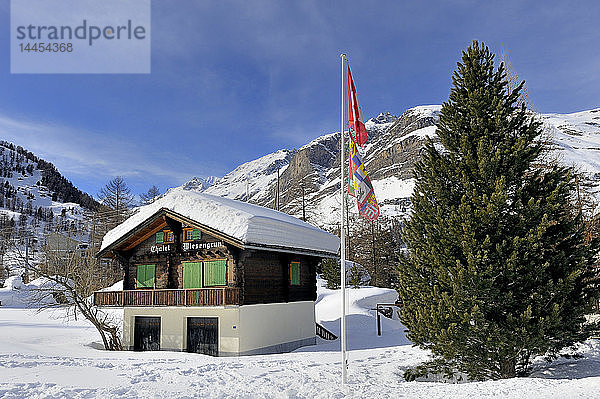 Schweiz  Kanton Wallis  Skigebiet Zermatt