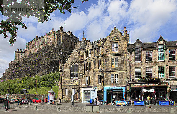 UK  Schottland  Edinburgh  Grassmarket  Castle