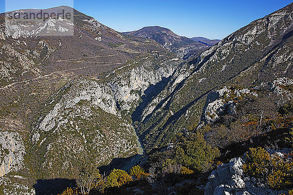 Frankreich  Alpes-de-Haute-Provence  Verdon  Naturlandschaft der Gorges du Verdon