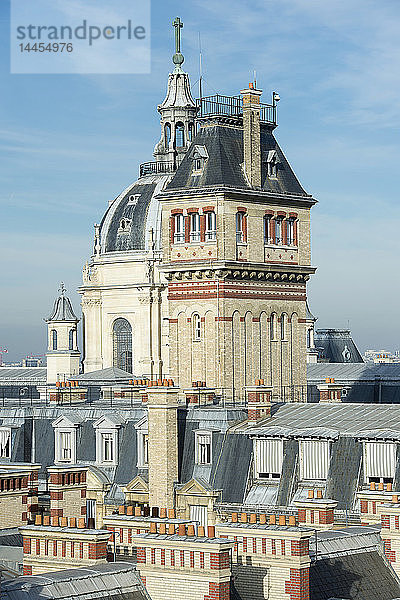Frankreich. Paris 5. Bezirk. Die Dächer der Sorbonne