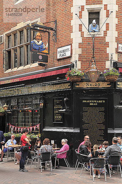 Großbritannien  England  London  Shakespeare's Head  Pub  Menschen