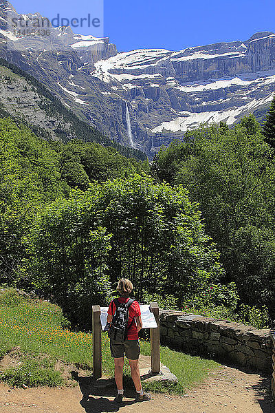 Frankreich  Occitanie (Midi Pyrenees )  Hautes Pyrenees (65)  Gavarnie Gedre  Cirque de Gavarnie (Unesco-Welterbe)