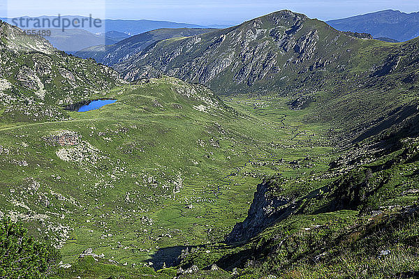 Frankreich  Ariege  Pyrenäen  Rieutort-Tal in der Nähe des Ruhle-Gipfels