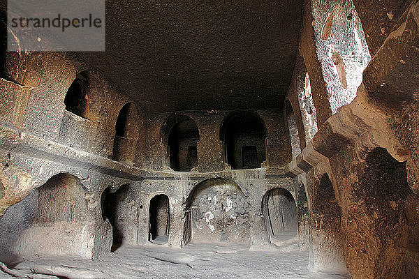 Türkei  Zentralanatolien  Kappadokien  Provinz Aksaray  Ihlara-Tal  Selime  troglodytisches Kloster von Selime (die Kathedrale oder Kale)