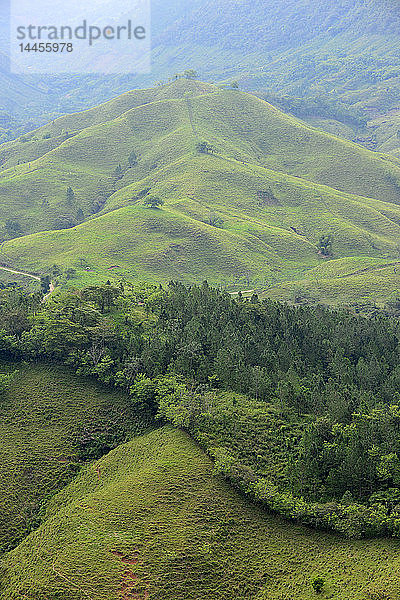 Landschaft bei Lanquin  Guatemala  Mittelamerika.