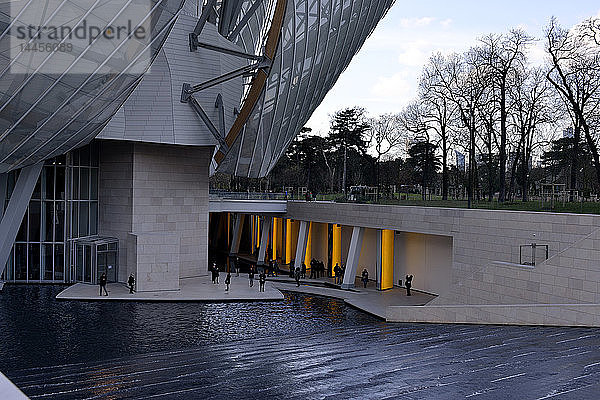 Frankreich  Paris  Bois de Boulogne  Fondation Louis Vuitton  obligatorischer Kredit: Architekt Frank Gehry