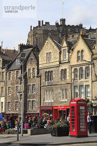 Großbritannien  Schottland  Edinburgh  Grassmarket  Straßenszene  Menschen